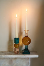 Load image into Gallery viewer, Geometric Crystal Candlestick Holder
