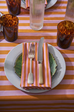 Load image into Gallery viewer, Rhubarb and Custard Napkins X 4
