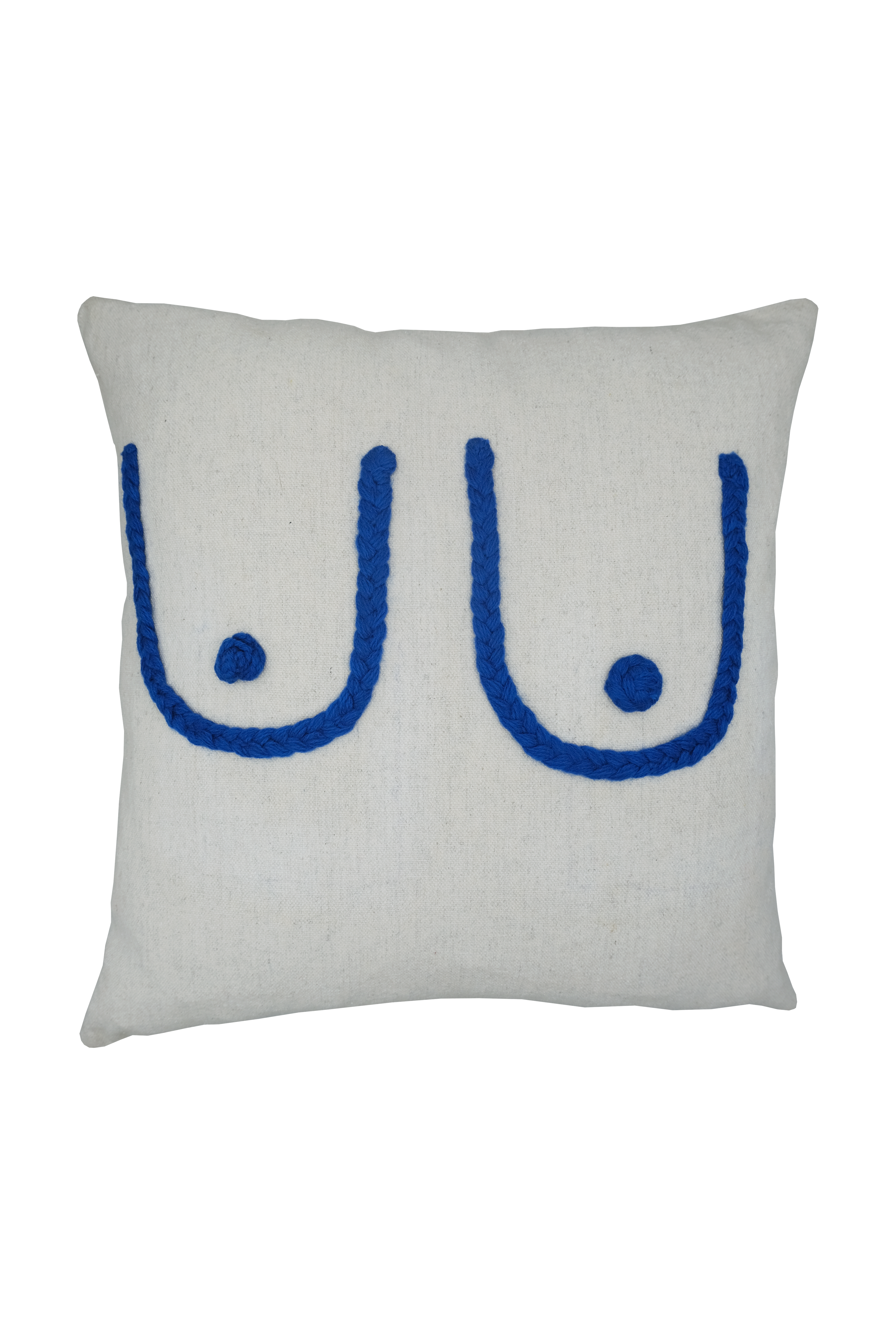 Blue Boob Cushion