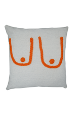 Load image into Gallery viewer, Orange Boob Cushion
